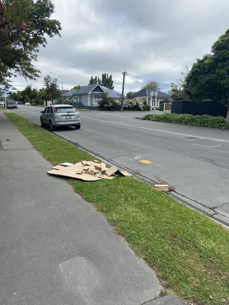 The photograph attached to this rubbish/recycling report