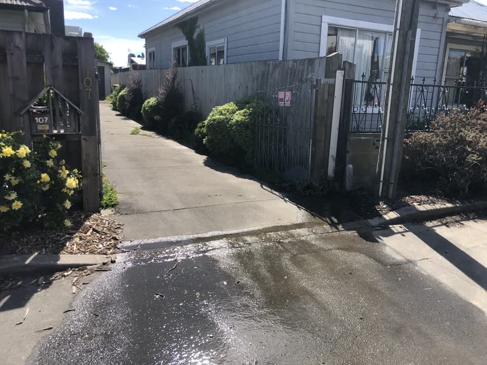 The photograph attached to this water supply report