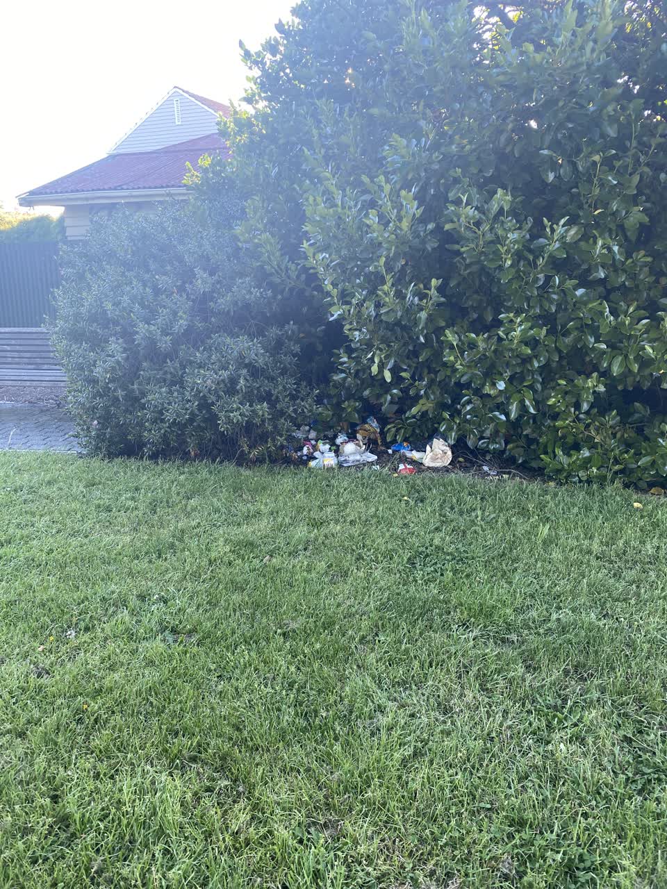 The photograph attached to this rubbish/recycling report