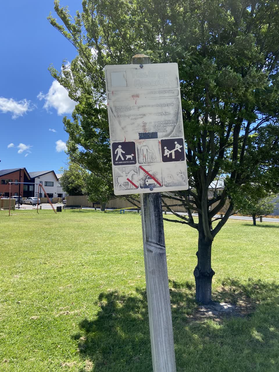 The photograph attached to this parks report