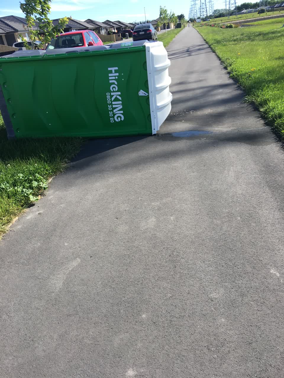 The photograph attached to this wastewater/stormwater report