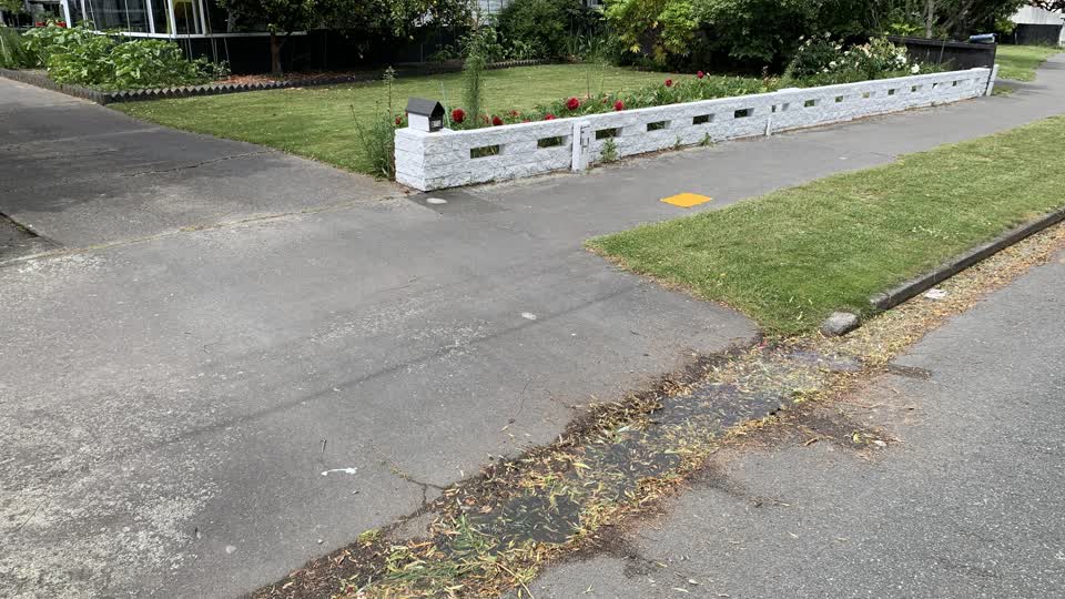The photograph attached to this water leak report
