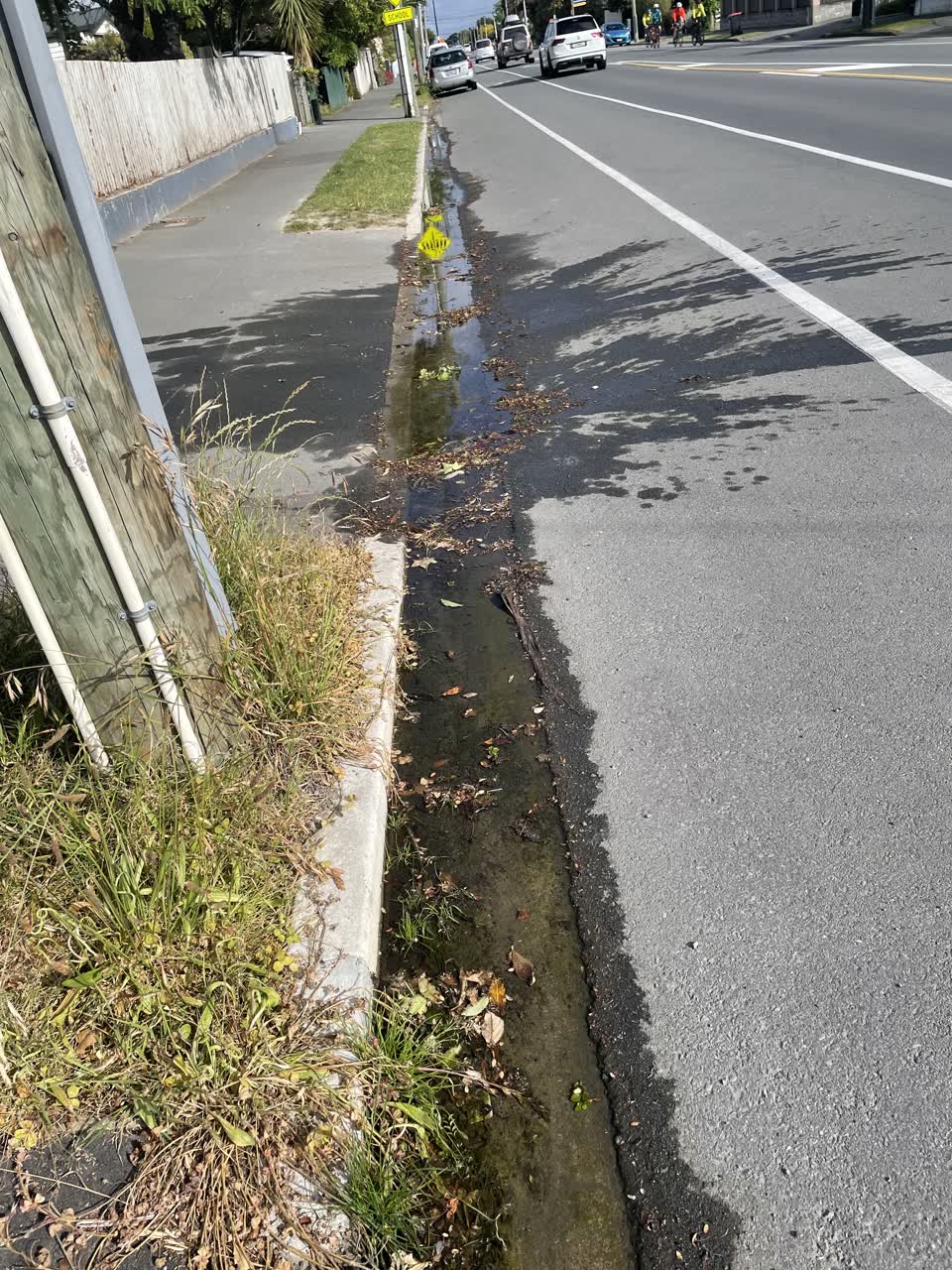The photograph attached to this water leak report