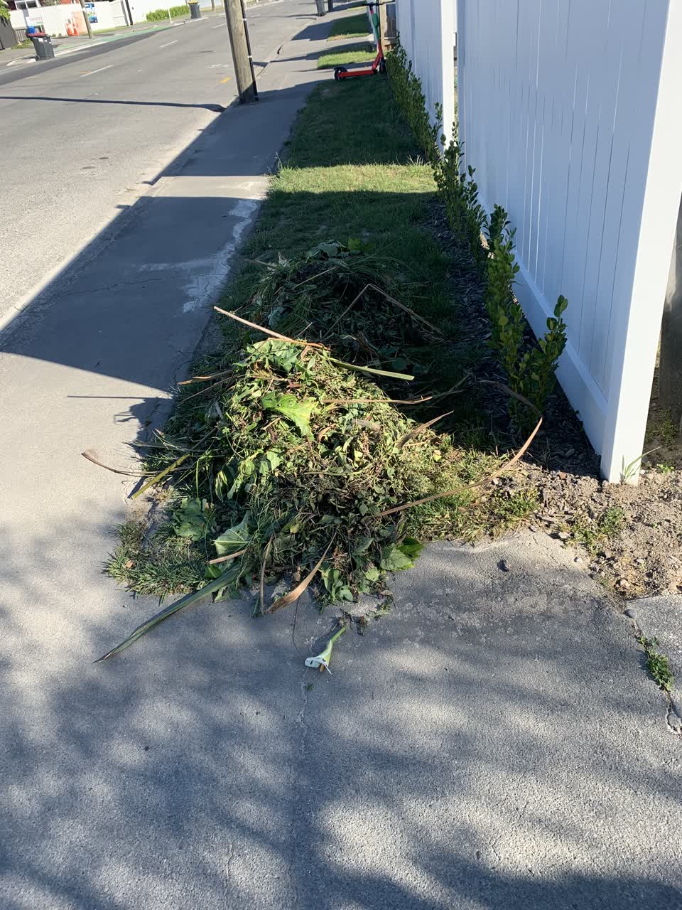 The photograph attached to this rubbish/recycling report