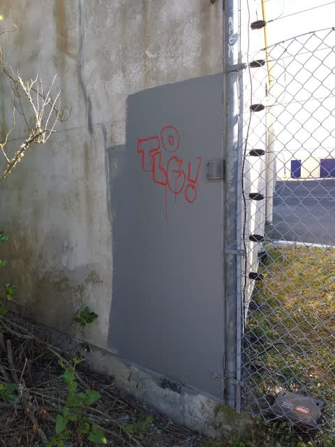 Graffiti, a report photo