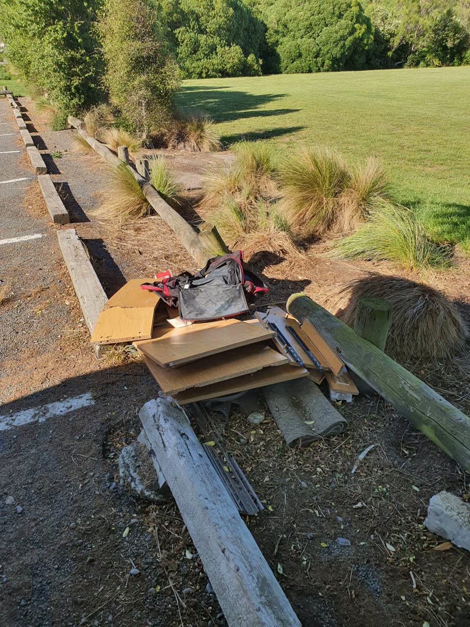 The photograph attached to this parks report