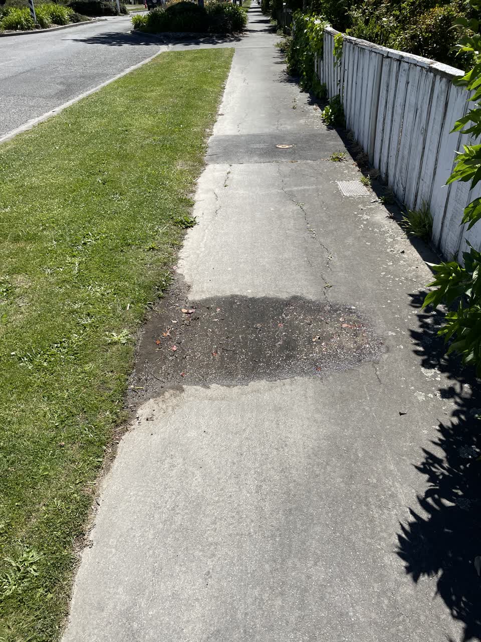 The photograph attached to this water leak report