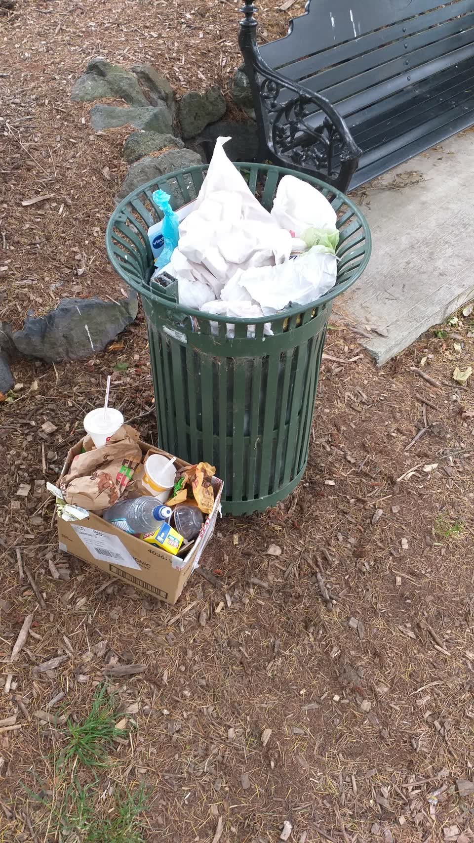 The photograph attached to this parks report