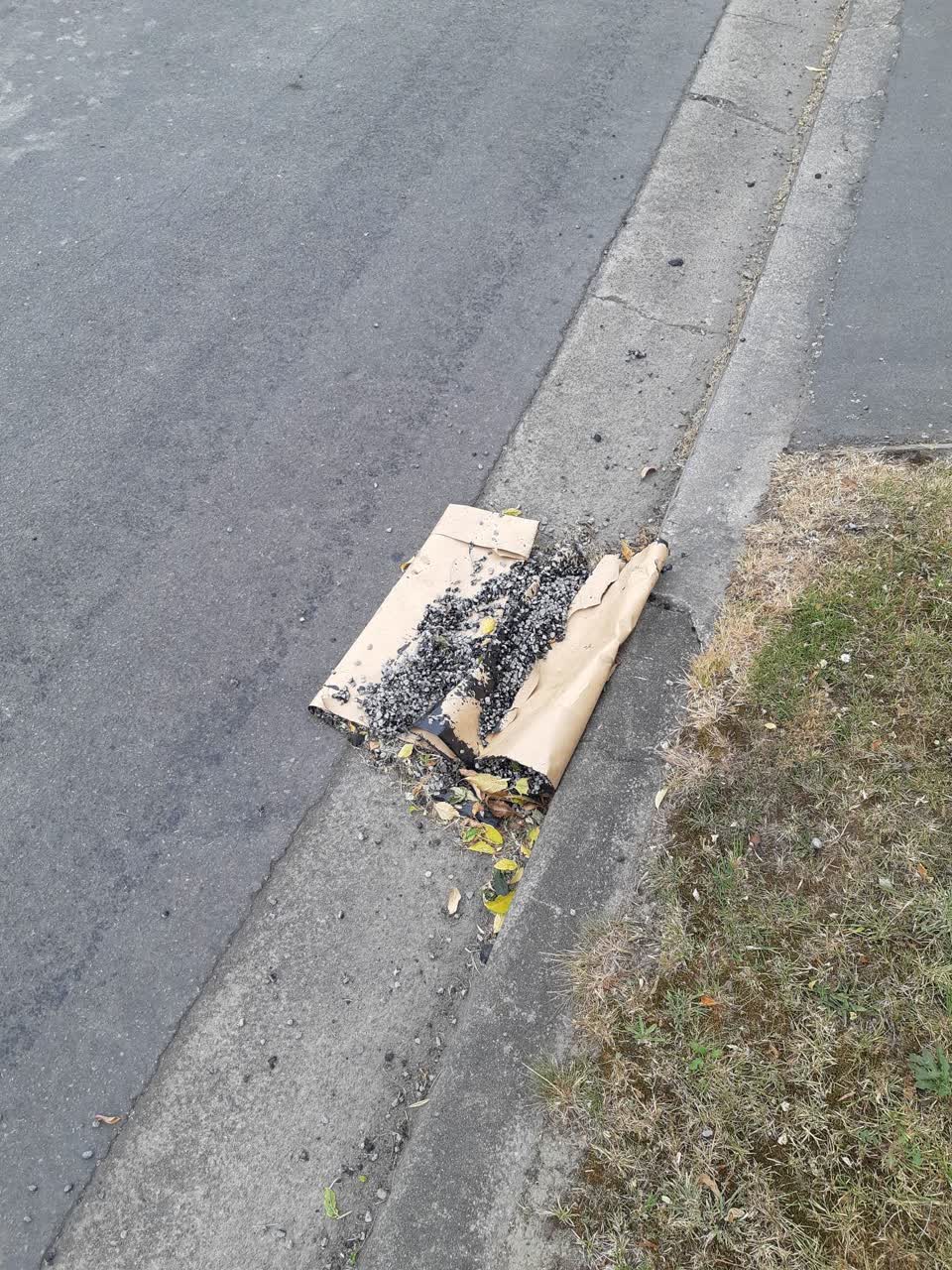The photograph attached to this rubbish/recycling report