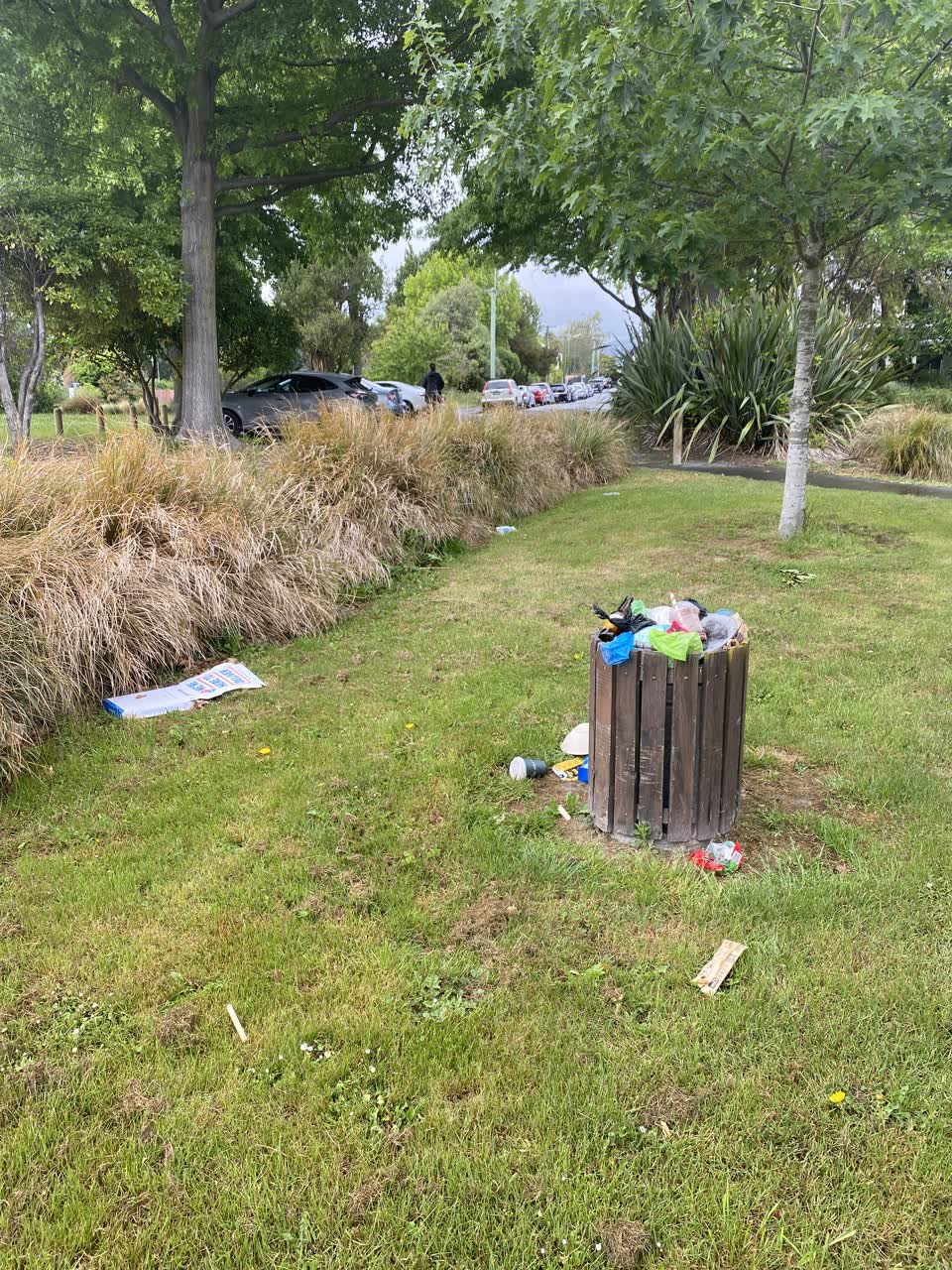 The photograph attached to this rubbish/recycling report