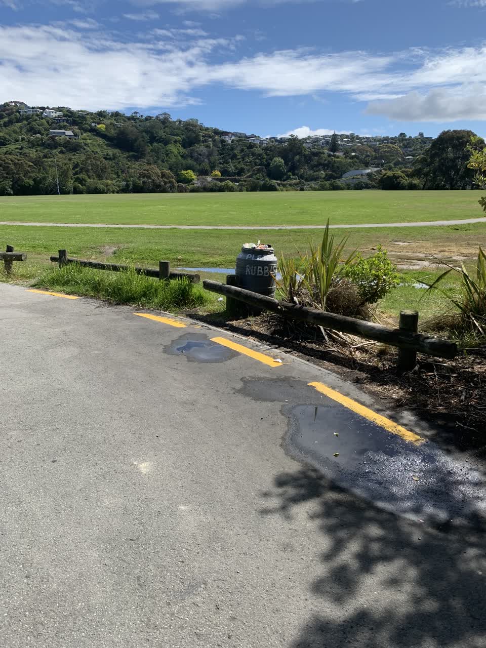 The photograph attached to this parks report