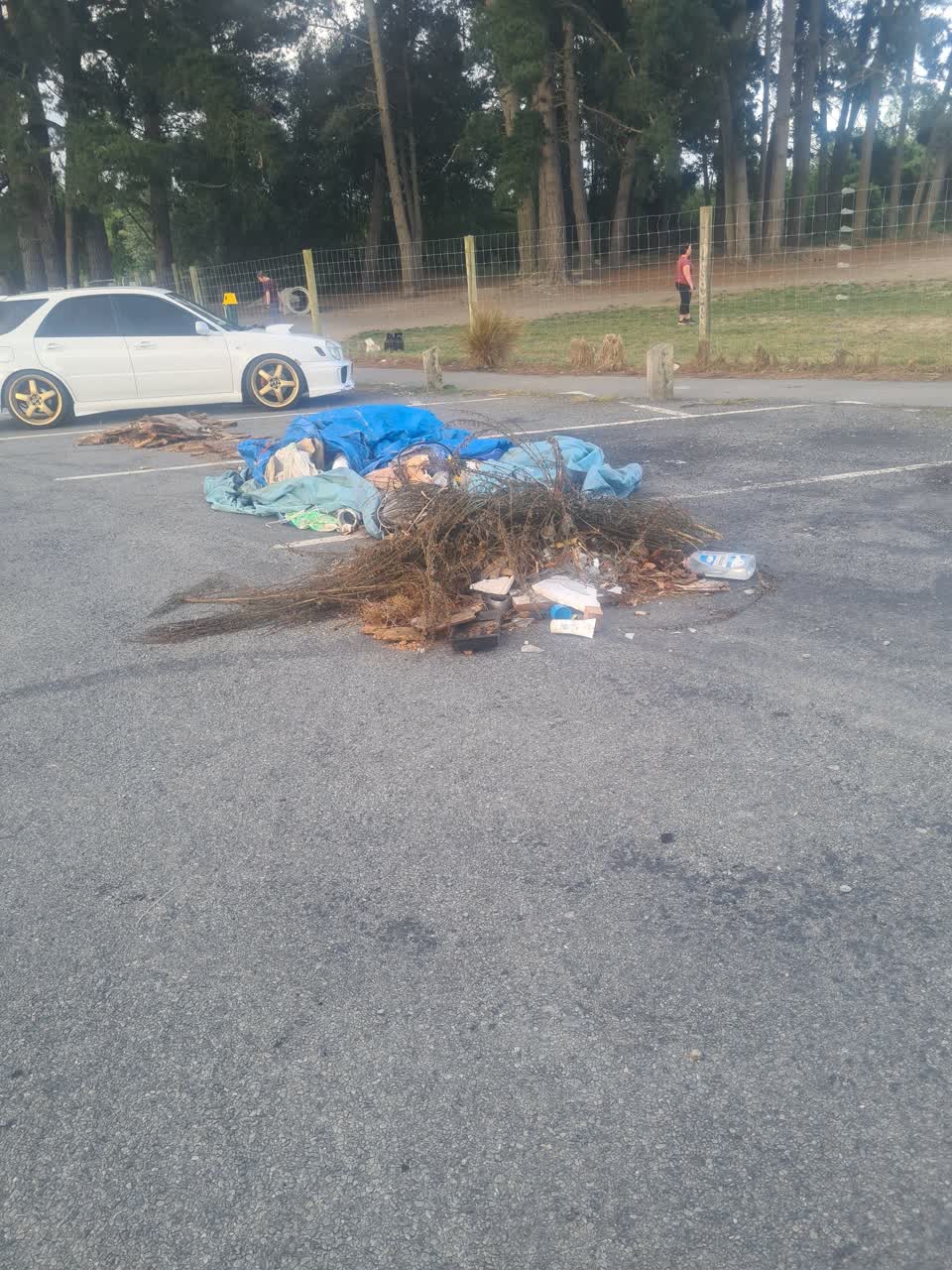 The photograph attached to this rubbish/recycling report