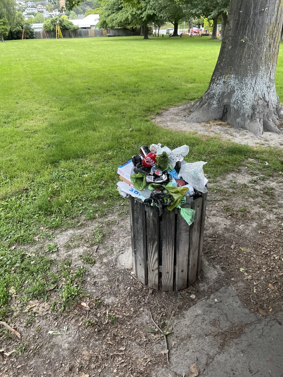 The photograph attached to this rubbish/recycling report