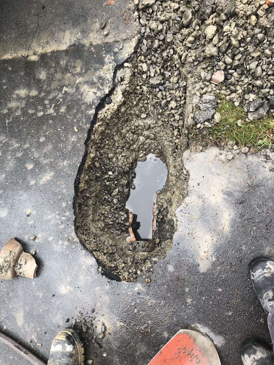 The photograph attached to this wastewater/stormwater report