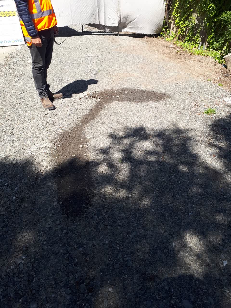 The photograph attached to this water supply report