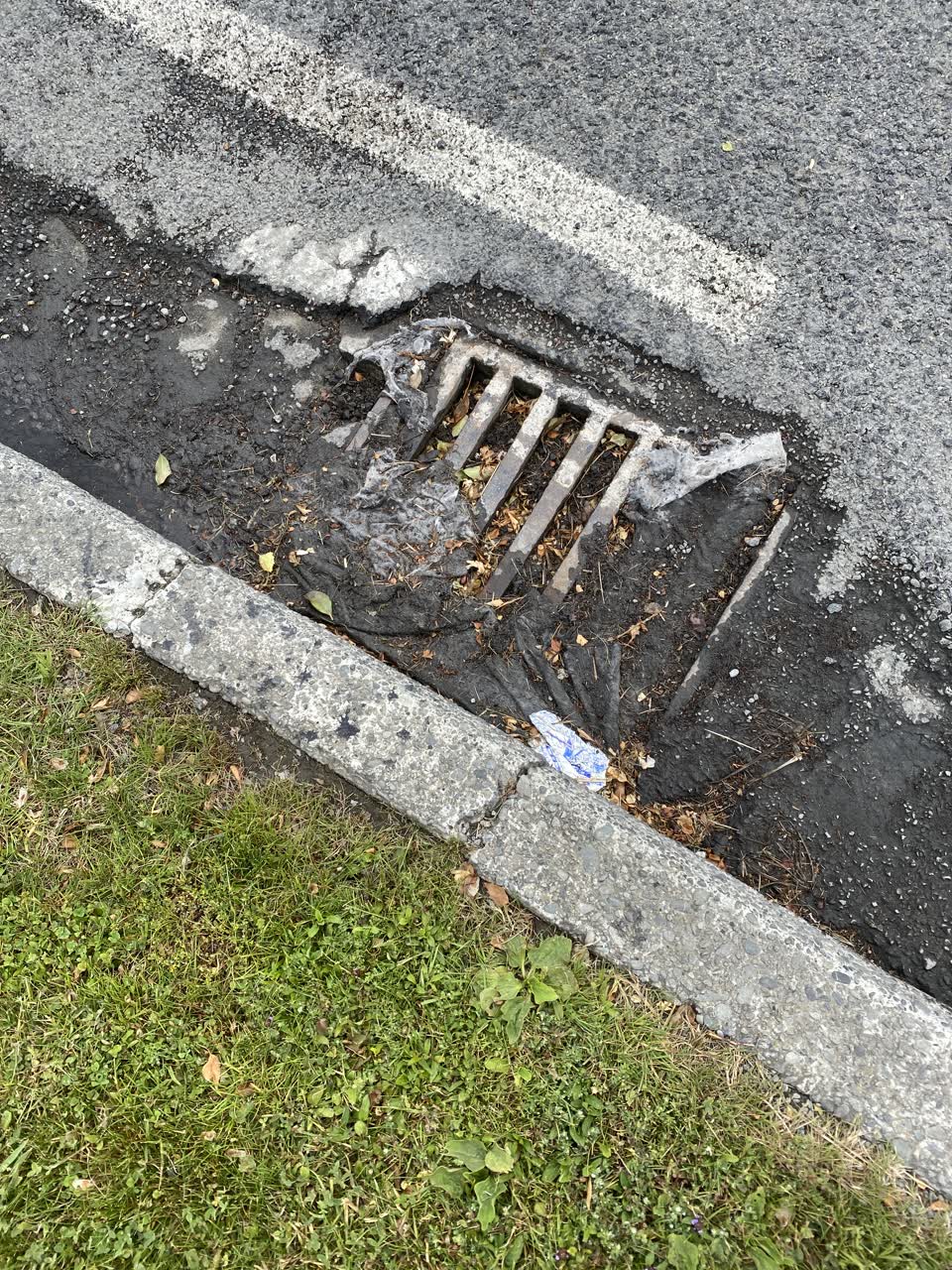 The photograph attached to this wastewater/stormwater report