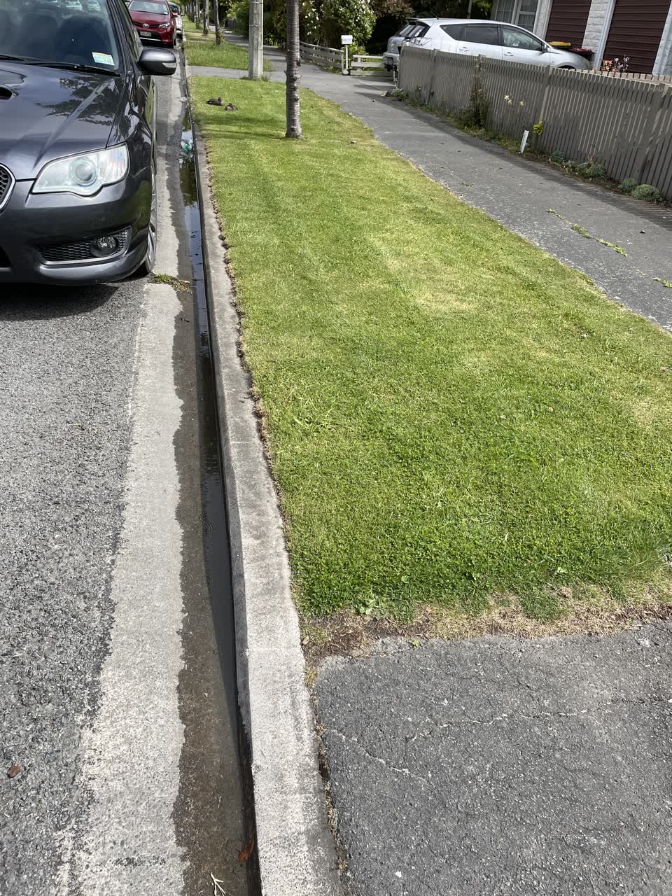 The photograph attached to this water leak report