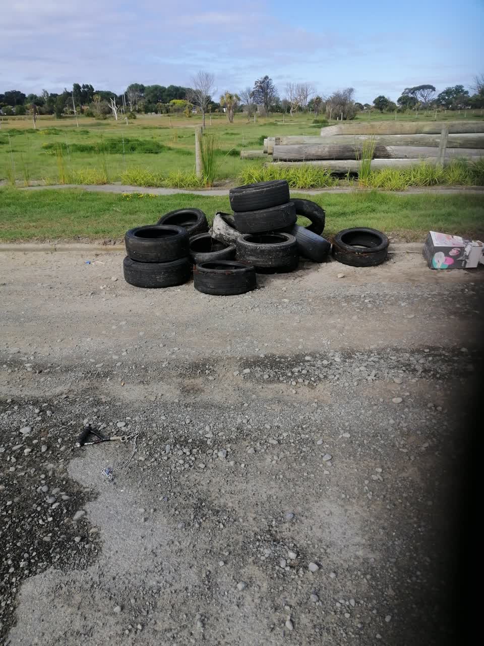 The photograph attached to this rubbish/recycling report