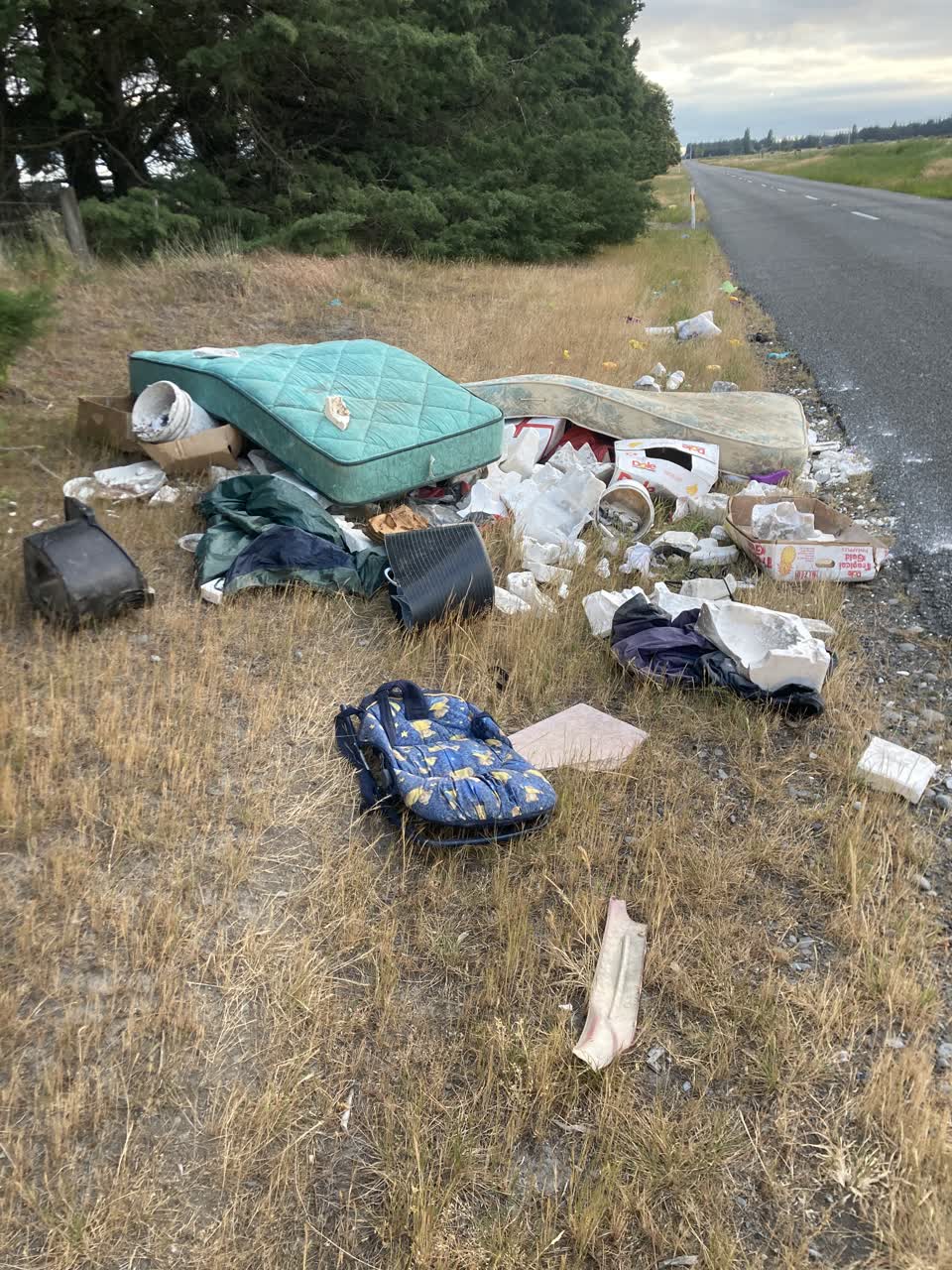 The photograph attached to this rubbish/recycling report