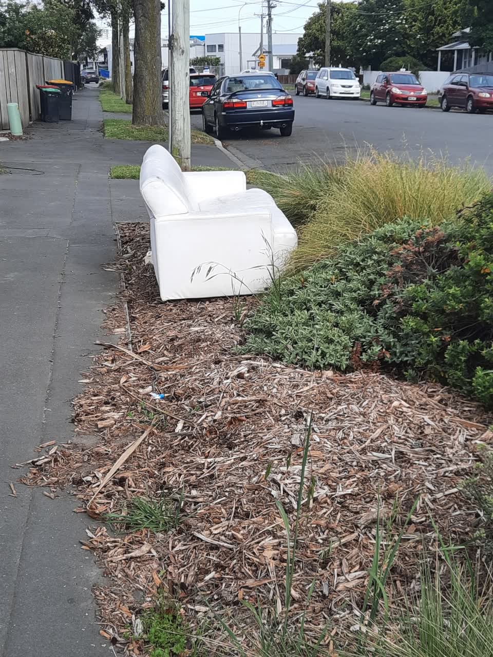 The photograph attached to this rubbish/recycling report