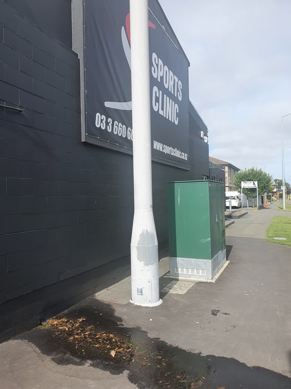 The photograph attached to this water leak report