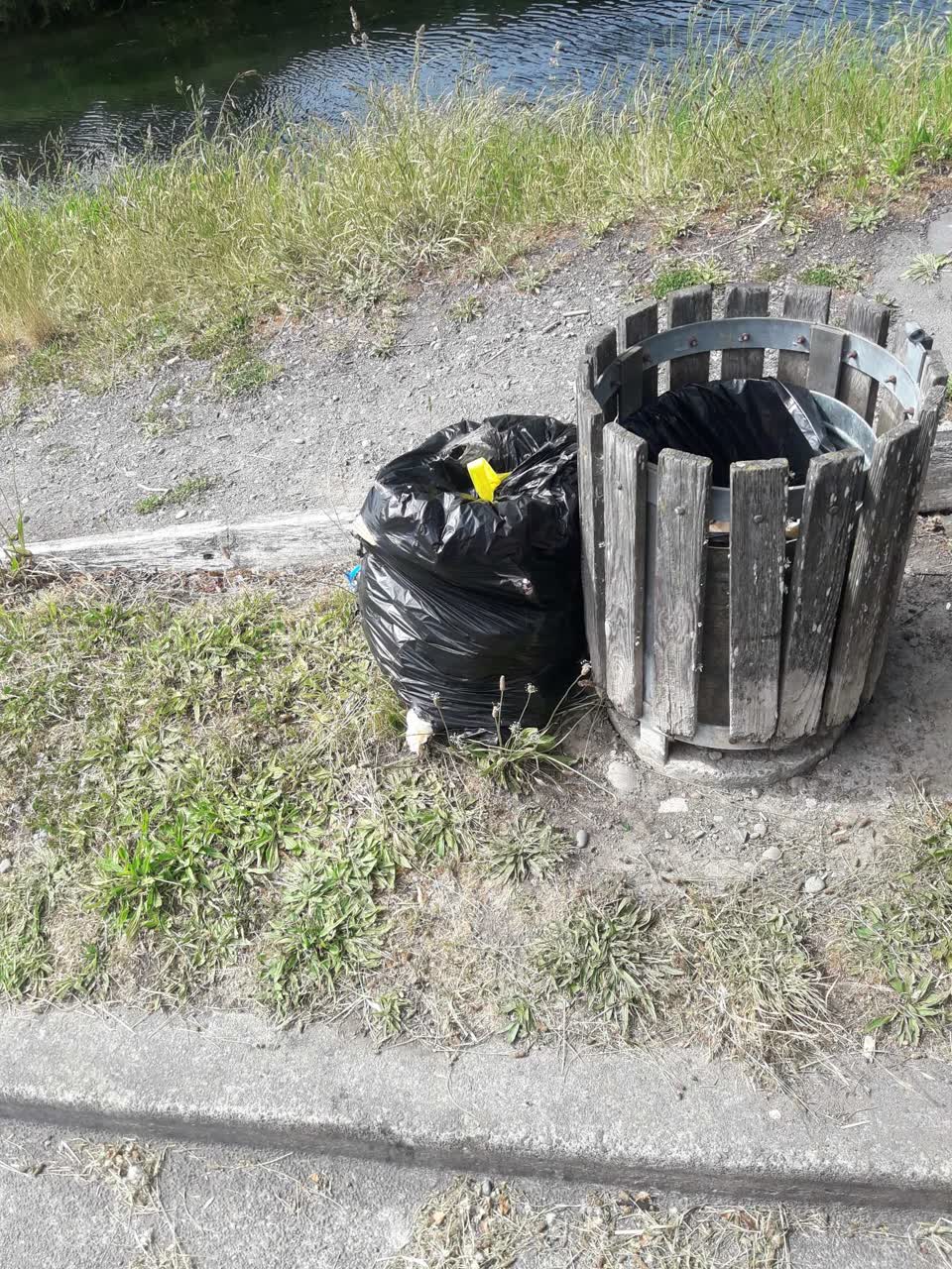 The photograph attached to this parks report