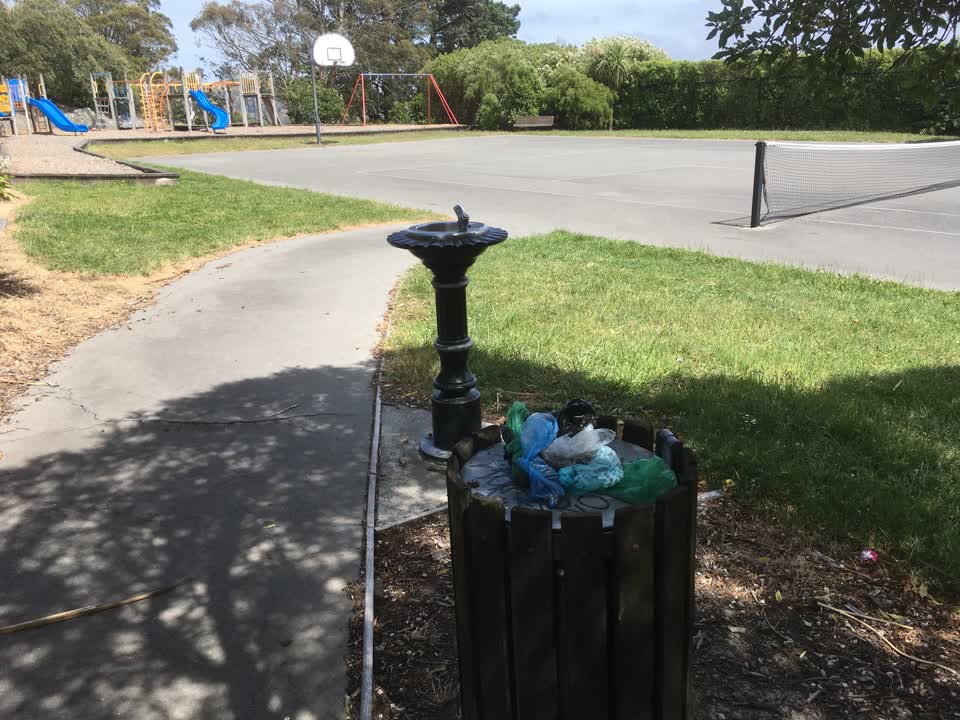 The photograph attached to this parks report
