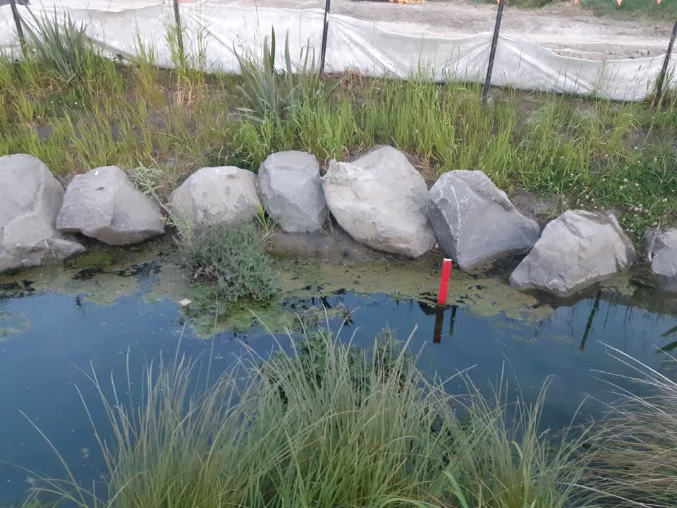 The photograph attached to this wastewater/stormwater report