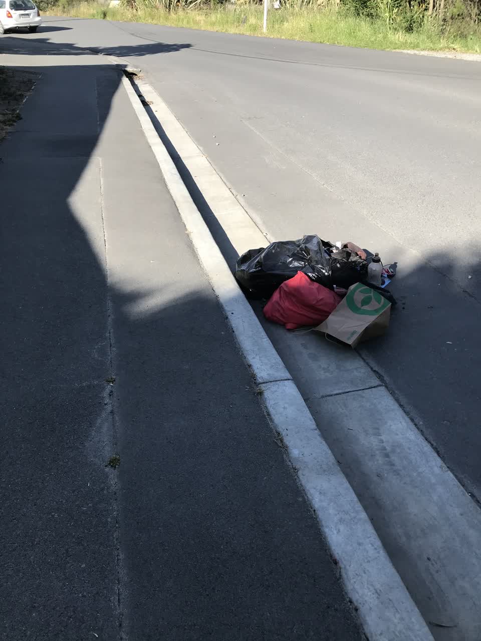 The photograph attached to this rubbish/recycling report
