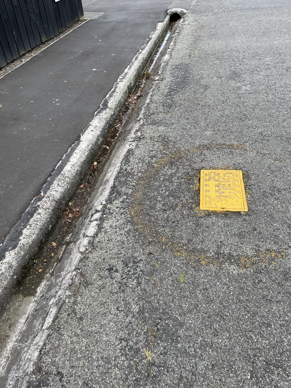The photograph attached to this water leak report