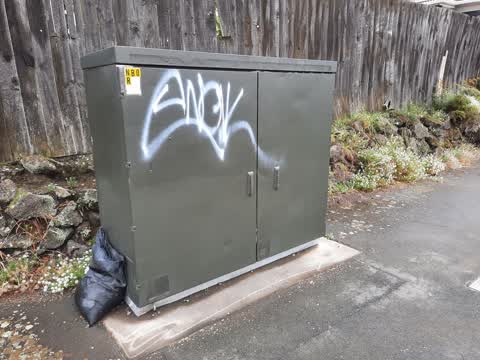 Graffiti, a report photo