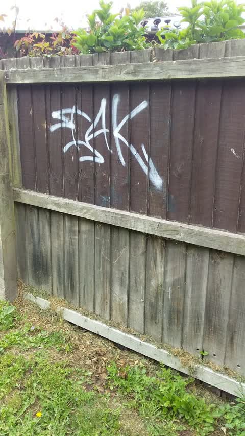 Graffiti, a report photo