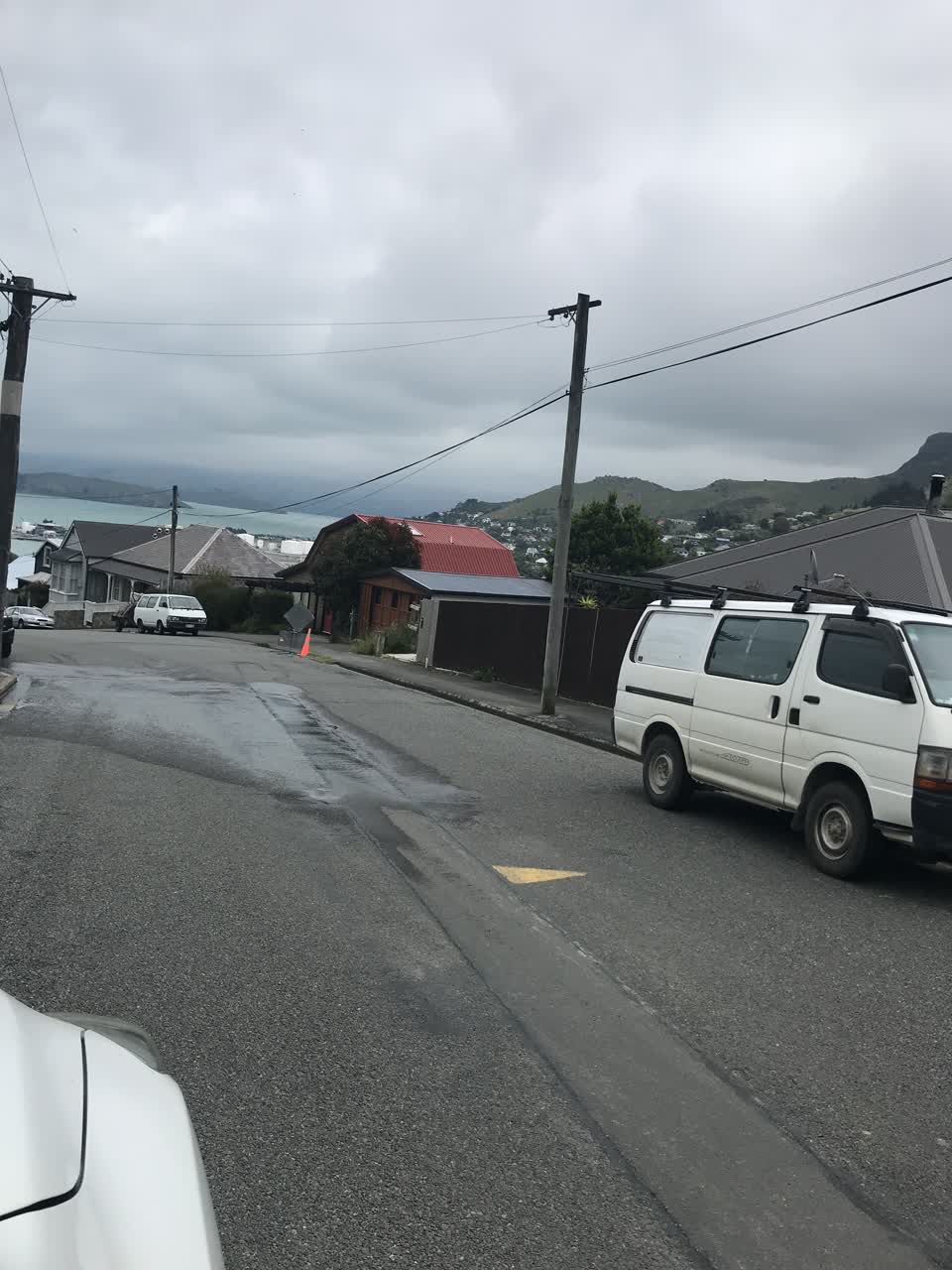 The photograph attached to this water leak report