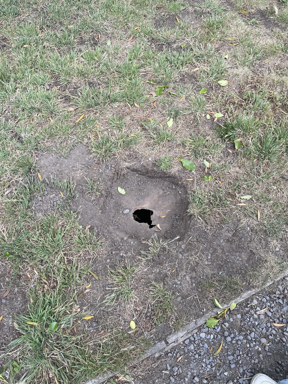 The photograph attached to this wastewater/stormwater report