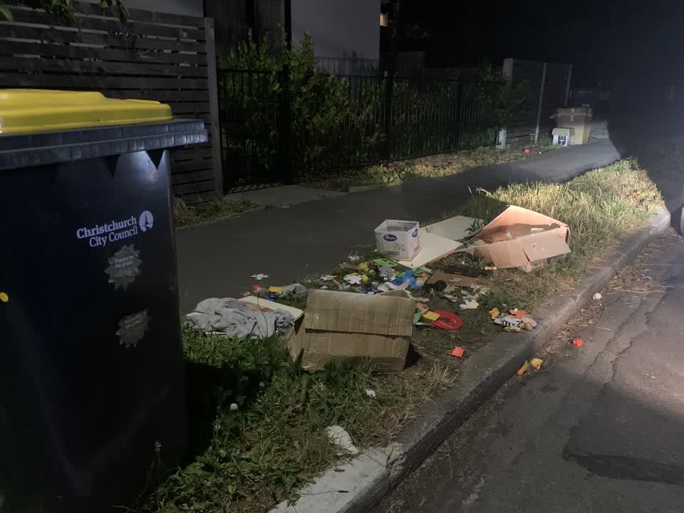 The photograph attached to this rubbish/recycling report