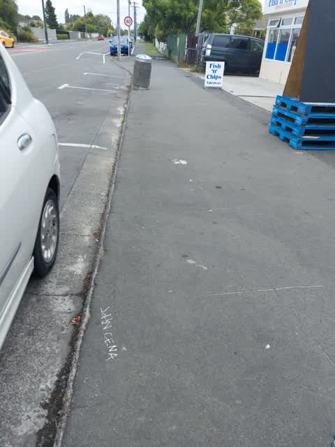 Graffiti, a report photo