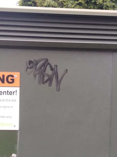 Graffiti, a report photo