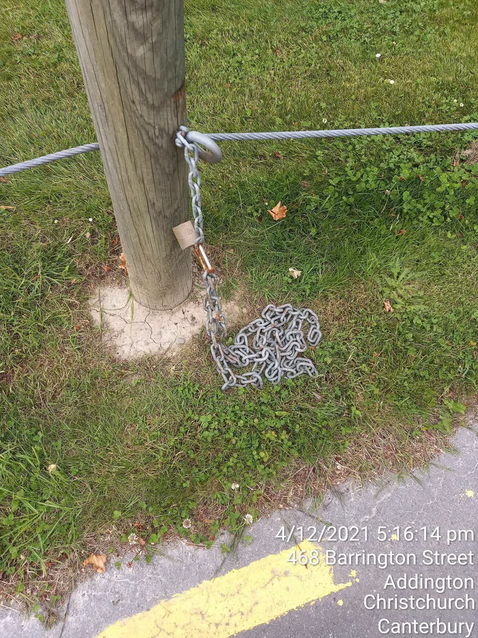 The photograph attached to this parks report