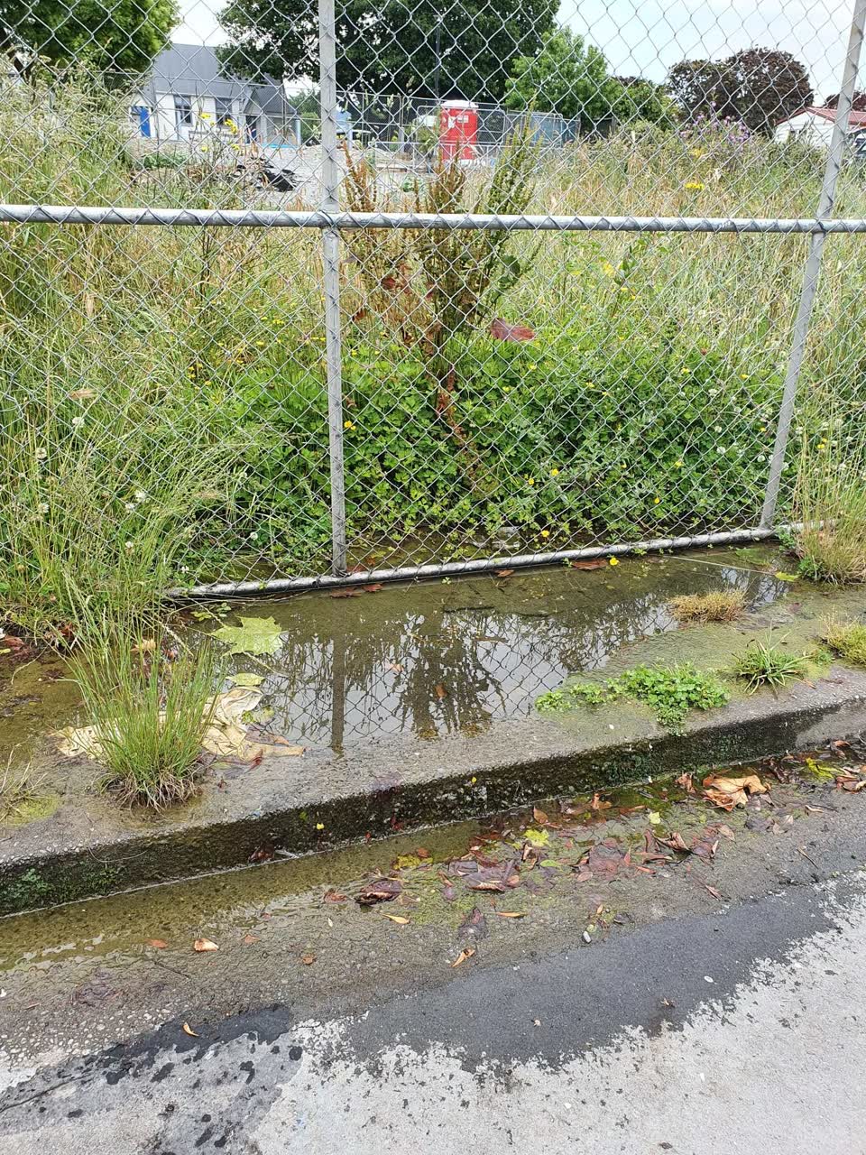 The photograph attached to this wastewater/stormwater report