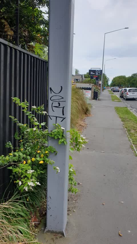 Graffiti, a report photo
