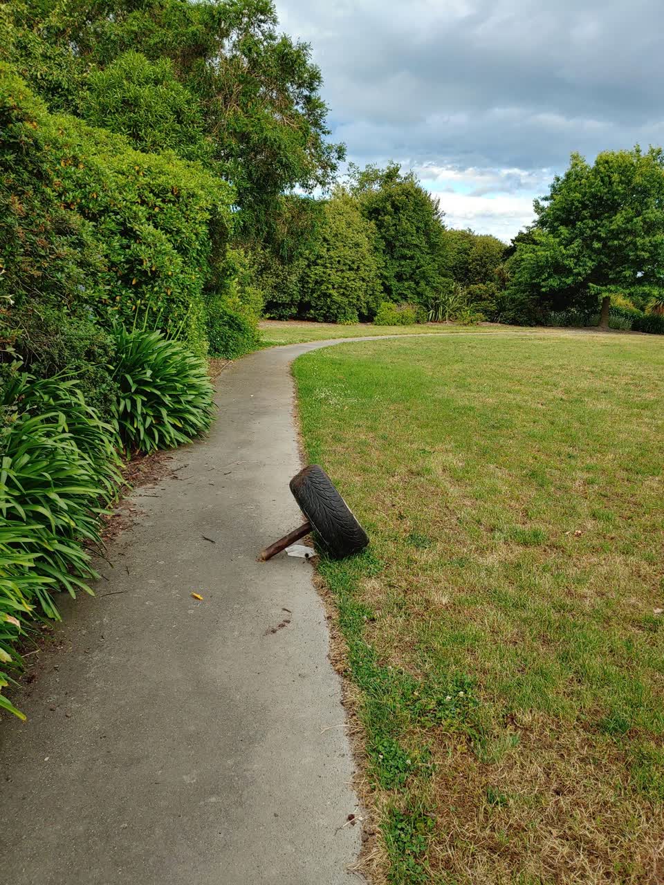 The photograph attached to this parks report