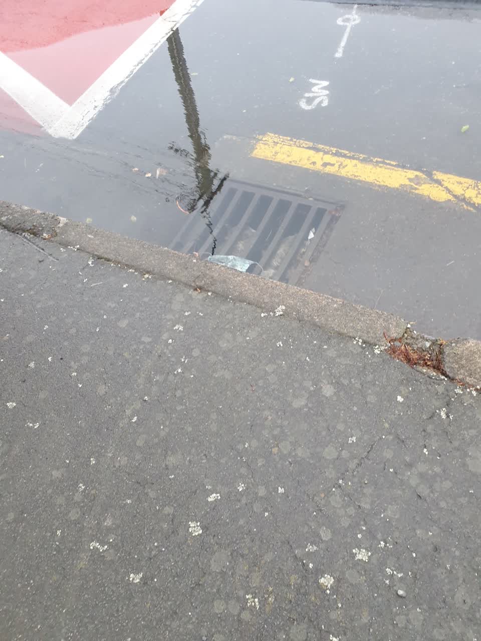 The photograph attached to this wastewater/stormwater report