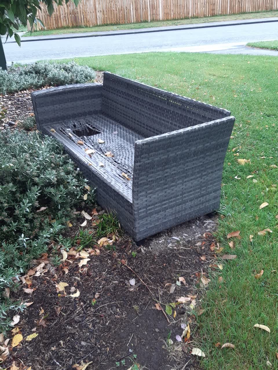 The photograph attached to this parks report