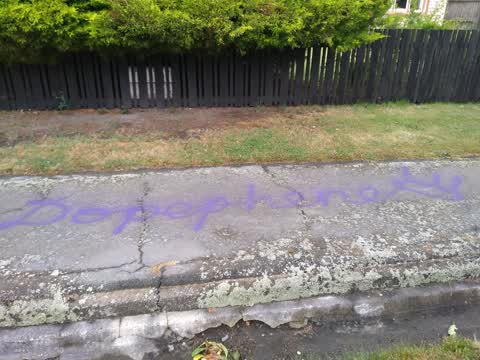 Graffiti, a report photo