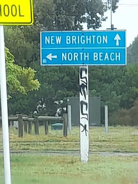 Graffiti, a report photo