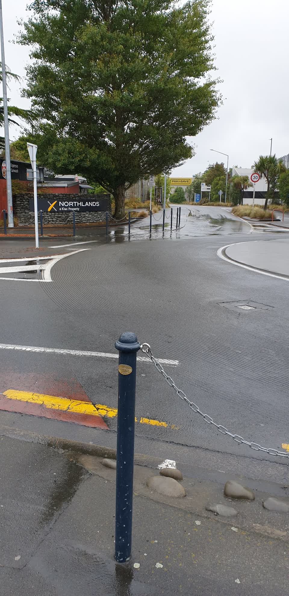 The photograph attached to this flooding report