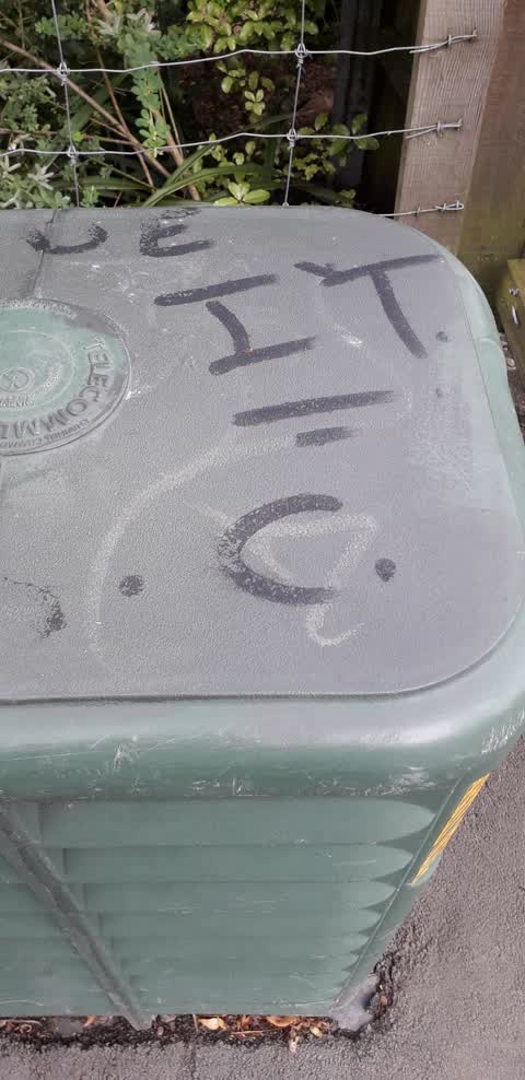 Graffiti, a report photo