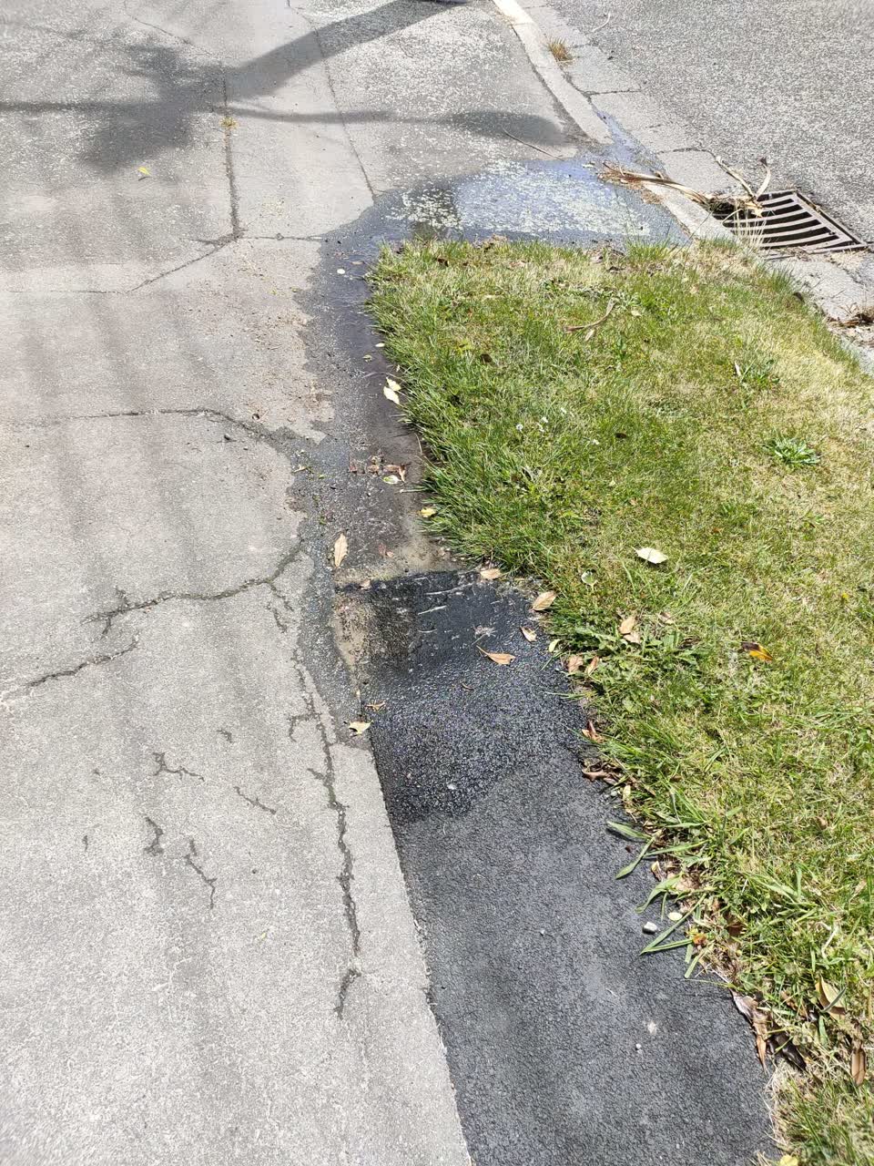 The photograph attached to this water leak report
