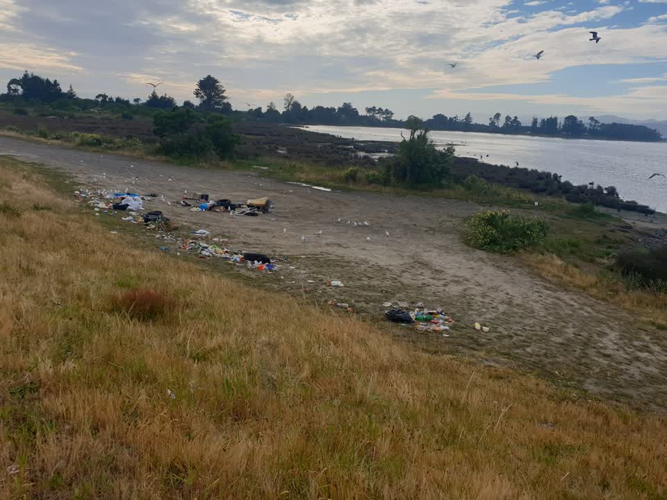 The photograph attached to this rubbish/recycling report