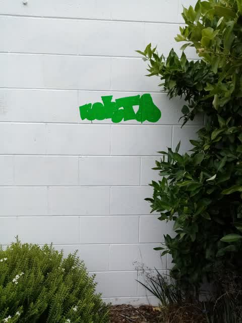 Graffiti, a report photo